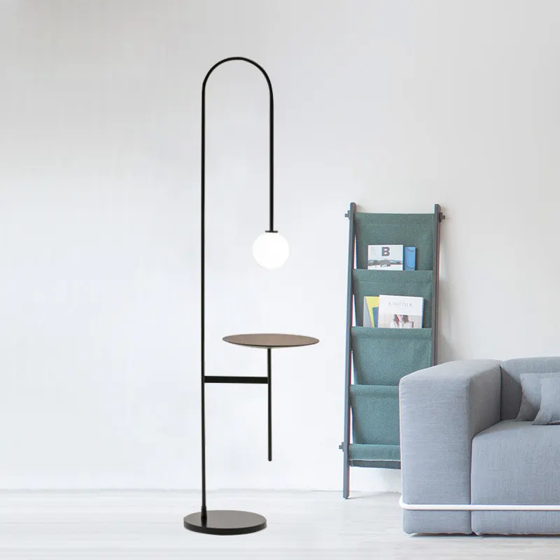 Ampoule d'angle led en fer, design moderne et simpliste, luminaire décoratif d'intérieur, idéal pour un salon, avec une table ou un plancher