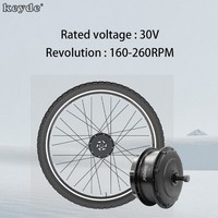 350W 30V 7Ah moteur à engrenages sans balais pièces de vélo électrique roue avant moteur puissant moteur de moyeu Ebike
