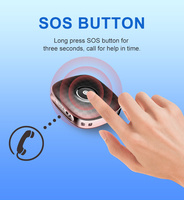 Traceur GPS pour animaux de compagnie (chiens et chats) 4G LTE, mini localisateur avec longue autonomie de batterie, anti-perte, suivi en temps réel avec carte Nano SIM