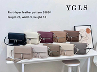Sac bandoulière géométrique pour femme en cuir PU imperméable avec fermeture éclair et doublure en polyester