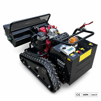 Promotion Tondeuse Débroussailleuse à Chenilles Télécommandée Tout-Terrain 800 mm avec Moteur Diesel KOOP, pour Pentes, Certifiée CE EPA EURO 5, Qualité Commerciale