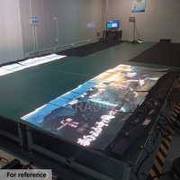 Pantalla holográfica LED para interiores Pantalla de pared de video de 65 pulgadas Escaparate de pared de vidrio Proveedor de pantalla digital