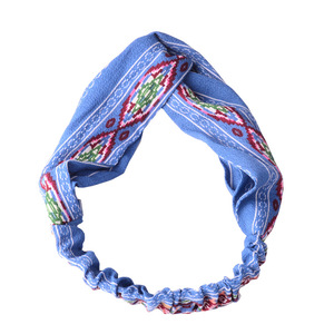 2023 nuovo Design moda donna stile estivo fasce bohémien ragazza croce turbante bandane fasce per <span class=keywords><strong>capelli</strong></span> accessori per <span class=keywords><strong>capelli</strong></span> - Product Image 5