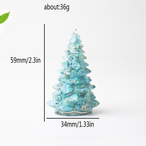 Albero <span class=keywords><strong>di</strong></span> Natale in Cristallo <span class=keywords><strong>di</strong></span> Quarzo Rosa Intagliato e Inciso, Decorazione per Casa e Scrivania, Regalo Bestseller - Product Image 4