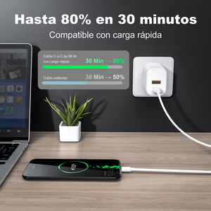 Câble de données USB-C vers USB-C à chargement rapide, personnalisé avec logo d'usine OEM, noir, pour ordinateurs portables et téléphones mobiles, 1 m (3,3 pi) - Product Image 4