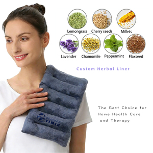 Compresse Chaude Personnalisée pour Épaule, Dispositif Médical de Classe I, Coussin Chauffant Micro-ondable à la Lavande et aux Graines de Lin pour le Cou - Product Image 6