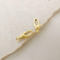 Fermoirs d'accessoires de bijoux en or véritable populaires fermoirs de verrouillage de poisson en or massif 18kt 14kt et 9kt résultats de bijoux fins