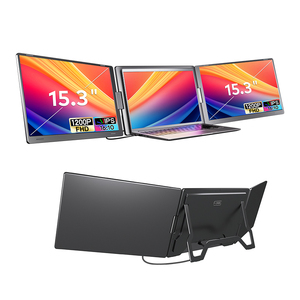 Portable Triple Screen <b>Monitor</b> 15.3 Inch IPS 1200P FHD 16:10 Widescreen Display for Laptop - Product Image 1