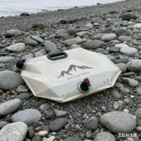 Sac à eau pliable réutilisable de grande capacité, de qualité alimentaire, avec valve, pour le lait et le camping en plein air - Taille et couleur personnalisables