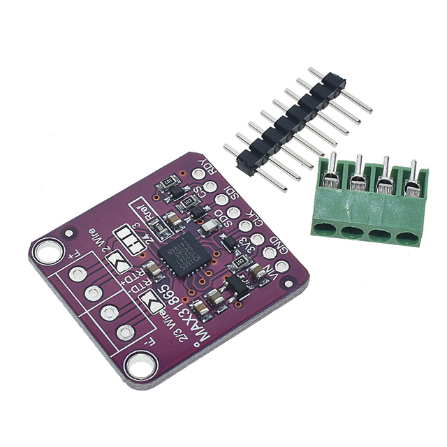 MAX31865 PT100 to PT1000 RTD-to-Digital Converter Board Temperature Thermocouple Sensor Amplifier Module 3.3V/5V MAX31865