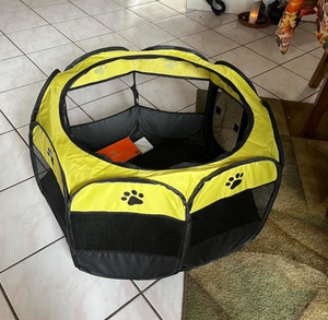 ขายร้อนสุนัข Playpen พับสัตว์เลี้ยงออกกําลังกายปากกาเต็นท์สุนัขสุนัขบ้านสนามเด็กเล่นสําหรับลูกสุนัขสุนัขและแมวกระต่ายในร่มกลางแจ้ง - Product Image 4