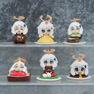 Wholesale eat food Game Character japanese anime girl figures Toy Blind box <span class=keywords><strong>genshin</strong></span> <span class=keywords><strong>impact</strong></span> paimon figure - Product Image 1