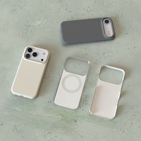 Étui de luxe en silicone liquide magnétique compatible avec iPhone 17 Air 16 Pro Max – Coque souple antichoc minimaliste