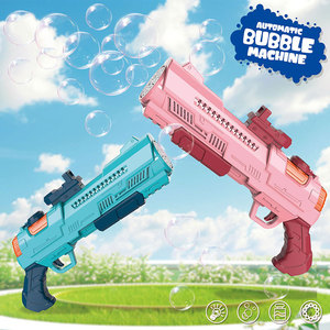 Machine <span class=keywords><strong>à</strong></span> <span class=keywords><strong>bulles</strong></span> automatique <span class=keywords><strong>à</strong></span> 10 trous pour l'été, pistolet <span class=keywords><strong>à</strong></span> <span class=keywords><strong>bulles</strong></span> en plastique pliable, rouge tendance, haute sécurité, jouets unisexes - Product Image 2