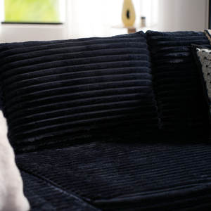 أريكة قماشية بتصميم كريمي صغيرة لغرفة المعيشة العائلية صف مستقيم بلوري تكنولوجي - Product Image 4