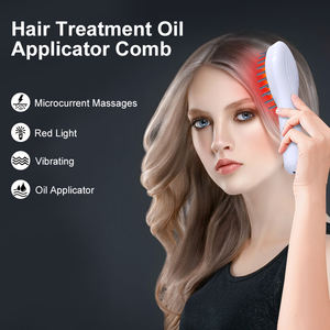Peine eléctrico de microcorriente EMF para mejorar el cuidado del cabello, peine para masaje del cuero cabelludo con compartimento de aceite - Product Image 6