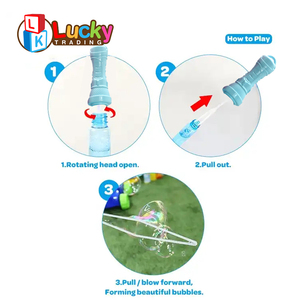 Lucky Toys 60cm Summer Party Favor Maker <span class=keywords><strong>Savon</strong></span> Grand Bâton D'eau Géant Jouet Baguettes Bulle pour Enfants - Product Image 5