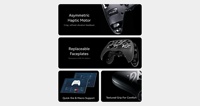 Contrôleur de jeu sans fil ATK AXE Tri-Mode Retro Style 2.4GHz Joysticks à effet Hall sans fil pour Mobile Switch Lite