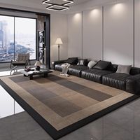Tapis de salon, tapis de canapé, tapis de table basse, décoration d'intérieur de luxe léger, design moderne minimaliste haut de gamme, tapis de chambre à coucher grande surface, tapis de chevet