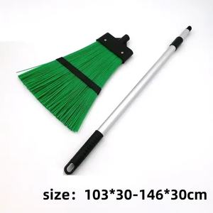 Manche télescopique en aluminium à poils souples de style moderne <span class=keywords><strong>Balai</strong></span> portatif en PP pour jardin extérieur - Product Image 2