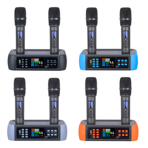 Micrófono inalámbrico portátil Bluetooth D80 DSP con reverberación anti-feedback para cantar y hablar en la iglesia - Product Image 1