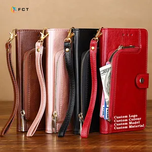 Card holder for mobile phone case shockproof leather phone bags,wallet overs latest phone case for iphone 14