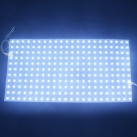 Feux LED découpables, feuille LED souple 242LED, aluminium+PC, bande lumineuse intelligente, 2700K+6500K, DC24V, feuille flexible, éclairage paysager