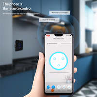 Anjielo pour Smart Life, interrupteur mural intelligent WiFi 4 voies IP65 ABS, 2 ensembles d'interrupteurs à capteur tactile LED pour la maison