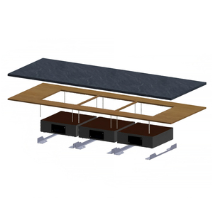 Chauffe-Plats à Induction Premium Sous Comptoir : Solution de Chauffage Discrète pour Buffets, Idéale pour Comptoirs en Pierre, Verre et <span class=keywords><strong>Bois</strong></span>, Spécialement Conçue pour les Buffets Hôteliers - Product Image 2