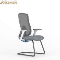 Chaise de bureau ergonomique SITSTAR sans roulettes pour salle de réunion, chaise de visiteur en maille, chaise de conférence design