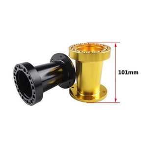 Lève-volant universel en aluminium 101 mm noir et or, compatible avec les voitures de course - Product Image 1
