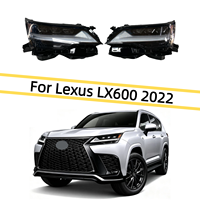 Phare LED compatible avec Lexus LX600 VJA310, compatible avec les modèles 2022, 2023, 2024, phare LED matriciel à triple faisceau, phare avant séquentiel