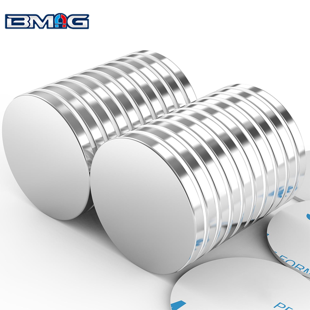 HRE-FREE High Coercivity Super Strong N52 D8x2mm Round Disc NdFeB Neodymium Magnet High Temp Resistant for EV Motor