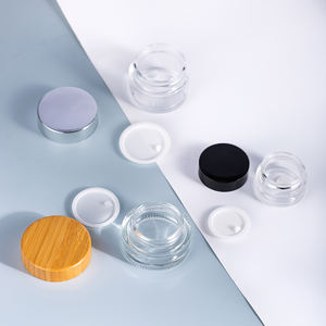 Heypack ภาชนะใส่ครีมหน้าใสพร้อมฝาปิดทำจากไม้ไผ่โถแก้วเครื่องสำอางขนาด30กรัม50กรัม - Product Image 2