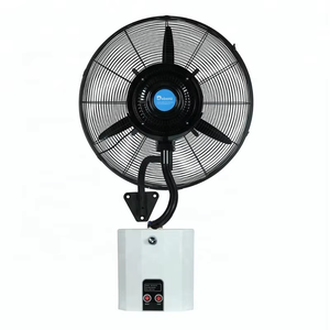 Ventilador de Pared con Humidificador de Temperatura Fría, Multifuncional, para Exteriores, con Tanque de Agua, Rociador de Niebla, 1 Juego en Caja de Madera - Product Image 2