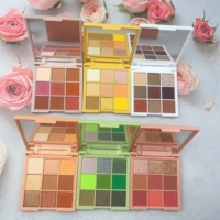 Palette de maquillage en gros 9 couleurs ombre à paupières paillettes mat miroitant couleur nude fards à paupières de haute qualité fard à paupières avec miroir
