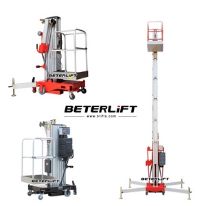 JLG Genie Aerial Work <span class=keywords><strong>Platform</strong></span> Serupa <span class=keywords><strong>5M</strong></span> 8M 9M 12M Aluminium Vertikal Tiang Ganda Teleskopik Man <span class=keywords><strong>Lift</strong></span> untuk Pemeliharaan - Product Image 6