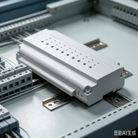 Kotak Plastik DIN Rail, Casing Instrumen Elektronik ABS, Casing Modul PCB untuk Pengontrol PLC, Sablon & Potongan Khusus