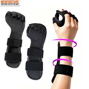 Férula de mano para recuperación post-ictus con soporte para 5 dedos, previene el curvado de los dedos y las contracturas de Dupuytren - Product Image 1