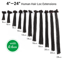 Extensions de Locs Homme Naturels 4-24 Pouces Disponibles – Cheveux Humains, Dreadlocks de Fournisseurs Réputés