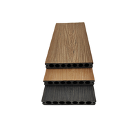 WPC de tailles personnalisées Produit de grain de bois WPC les mieux notés Terrasse en bois composite pour endroit extérieur