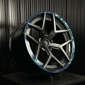 Jantes en <span class=keywords><strong>alliage</strong></span> GUDE en fibre de carbone Aero Disc 5x112 5x114.3 5x120 15-26 pouces, roues forgées pour Urus Porsche Lambo Rs7 Corvette C8 - Product Image 1