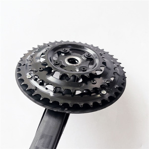 Vélo de montagne en gros, vitesse variable, ensemble complet de trois pièces à disque denté, trois vitesses réglables, manivelle en plastique, chaîne de vélo - Product Image 5