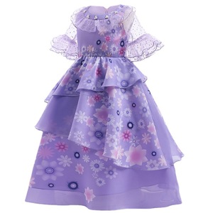 Party Princess <strong>Unicorn</strong> <strong>Dress</strong> <strong>up</strong> for Little Girls Birthday <strong>Dresses</strong> Halloween Party Cosplay Costumes Encanto Isabela <strong>Dress</strong> - Product Image 3