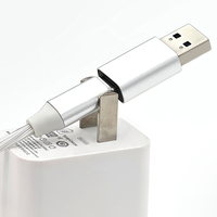 Adaptateur USB Type C OTG haute vitesse Micro USB 3.0 mâle vers Type C femelle OTG pour transfert de données rapide et charge