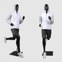 Maniquíes de Exhibición de Cuerpo Completo para Ropa Deportiva, Masculinos y Femeninos, Material FRP, para Adultos, para Exhibición en Vitrinas