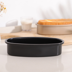 Ovale Käsekuchenform aus Kohlenstoffstahl Antihaftbeschichtet Rostbeständige Backform für Langlebige Küchenleistung - Product Image 6
