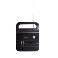 Station d'alimentation portable Générateur solaire avec radio Panneau solaire et lampes de poche pour l'alimentation de secours à domicile
