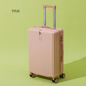 Usine directe de haute qualité rose accessoires en aluminium Suite Case sacs de voyage bagages coloré ABS <span class=keywords><strong>valise</strong></span> - Product Image 4