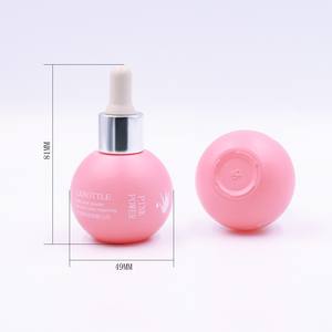 <span class=keywords><strong>Vente</strong></span> directe d'usine 30ml bouteille de sérum en verre en forme de boule avec compte-gouttes pour les soins cosmétiques de la peau - Product Image 2